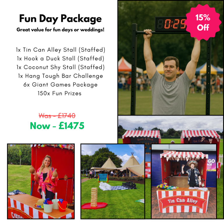 Ultimate Fun Day Package Hire | FunFilled Events UK