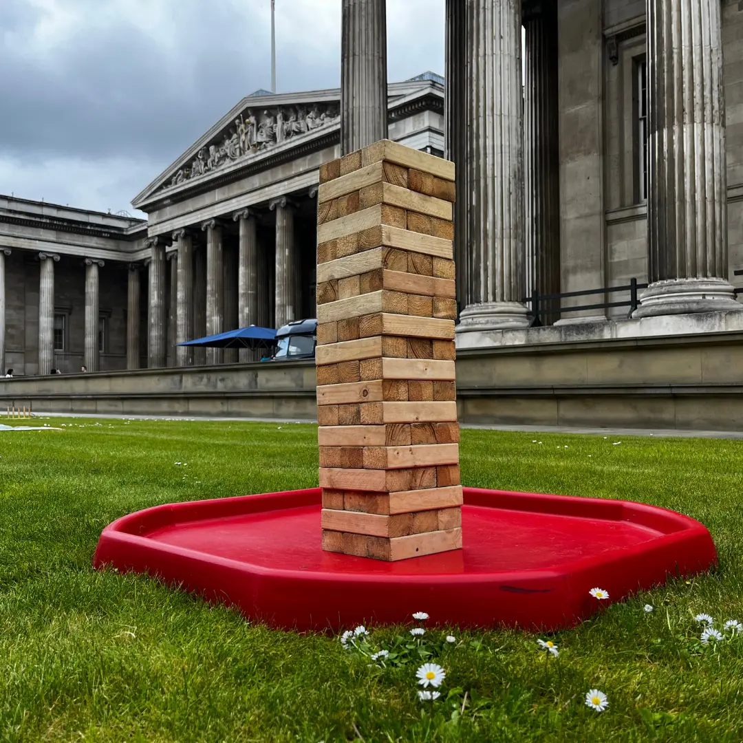 Giant Jenga Hire 1 Giant Jenga Hire British Museum
